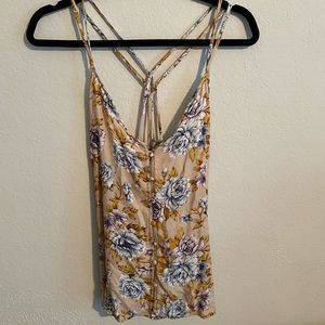 Flowy Boho Floral Tank Top